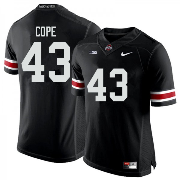 Ohio State Buckeyes #43 Robert Cope Men NCAA Jersey Black OSU88435